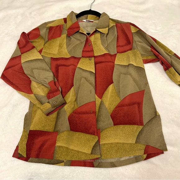 Japanese patterned blouse - Picture 4 of 10